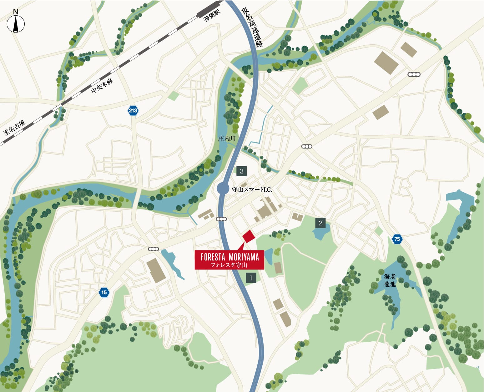 公園 表示 周辺マップ