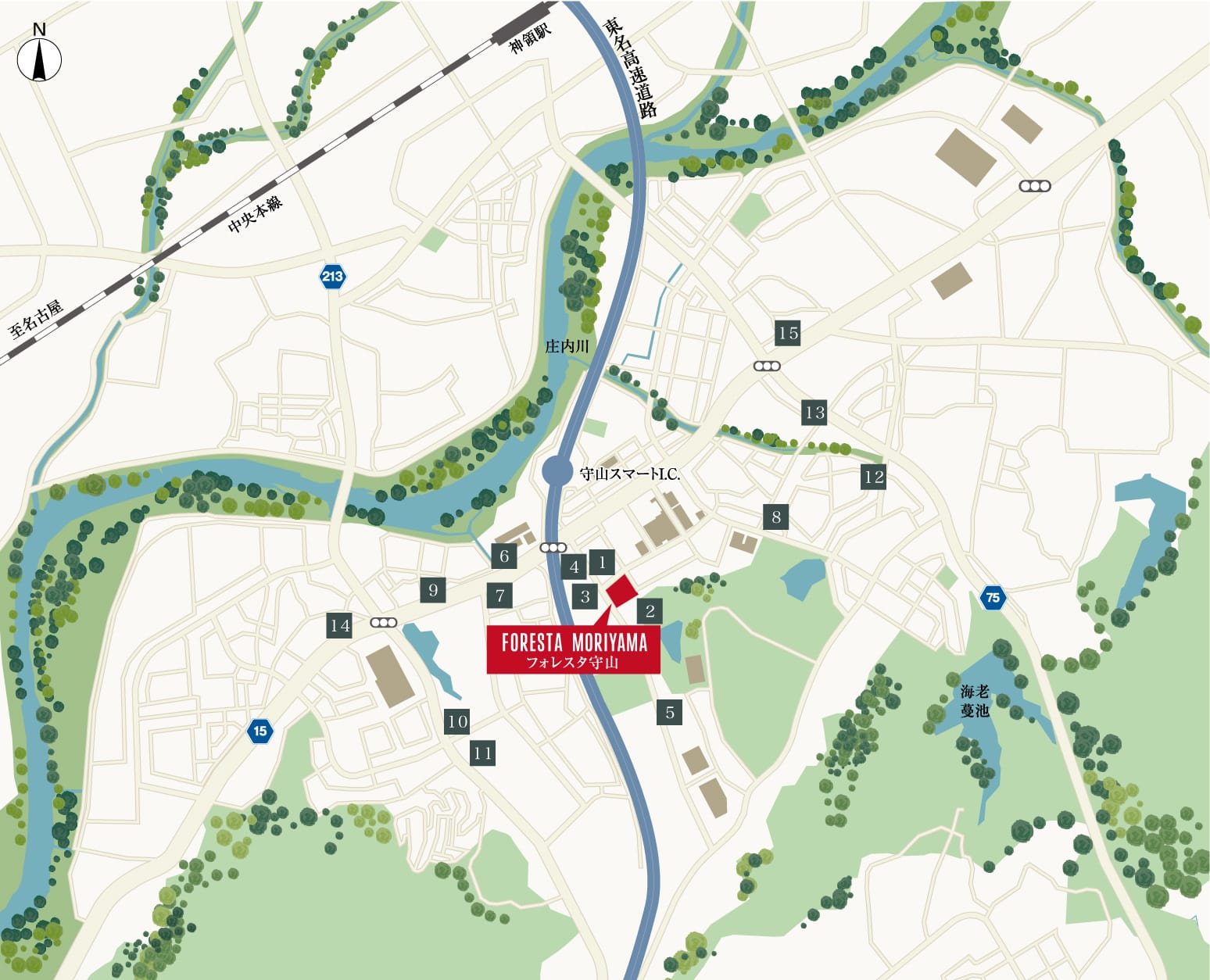 医療・金融機関 表示 周辺マップ