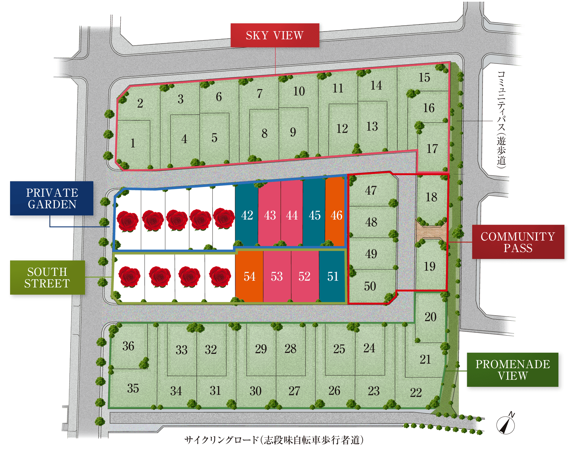 フォレスタ守山販売区画図